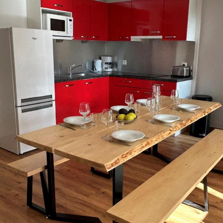 Spacieux appart rénové, 3 pièces + cabine, proche pistes, 8 pers, animaux admis - Apartment mit 2 Schlafzimmern - 7