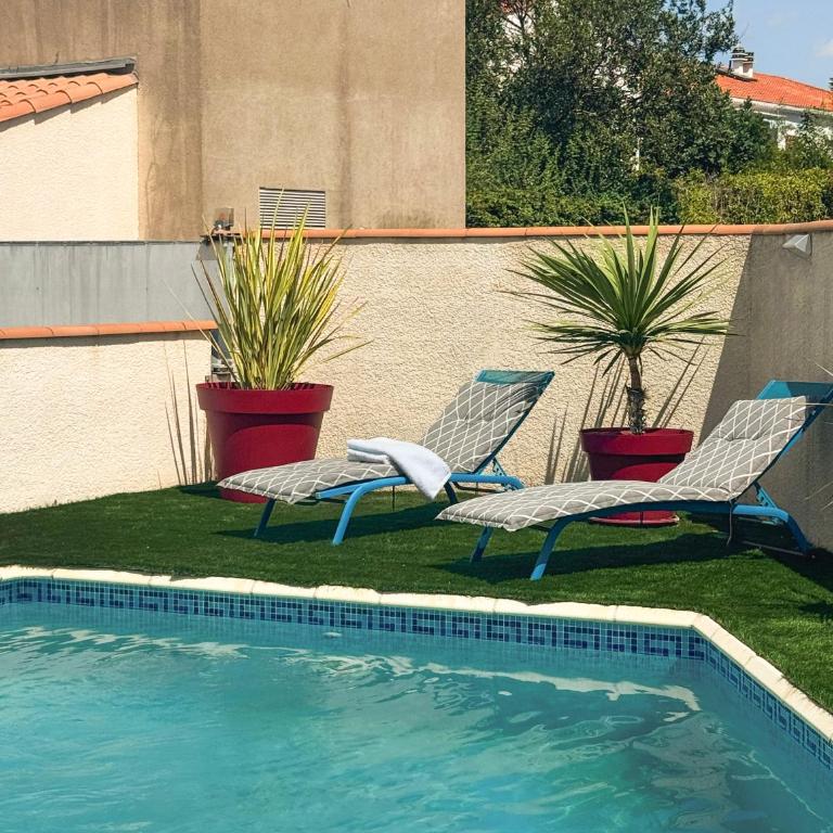Appartement avec piscine et parking privé - Appartement 1 Chambre - 16