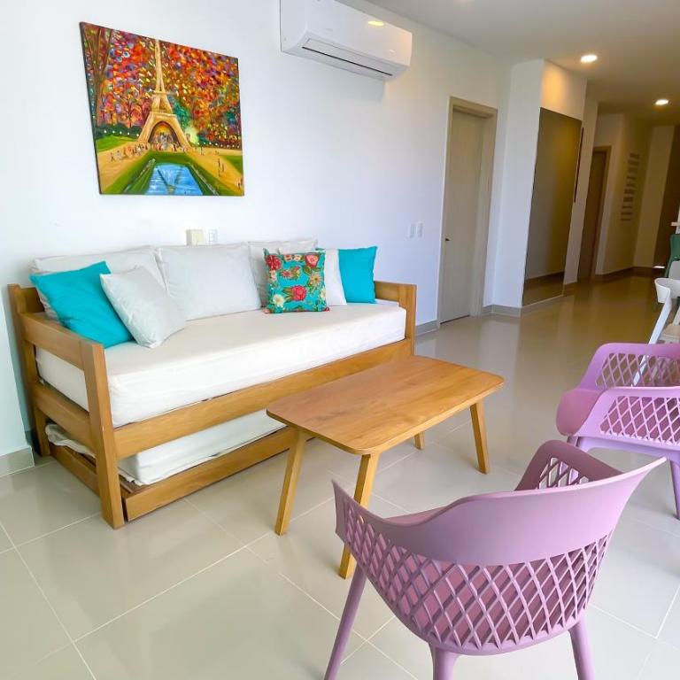 Magico Apartamento Frente al Mar 3 Habitaciones AR42 - Three-Bedroom Apartment - 31