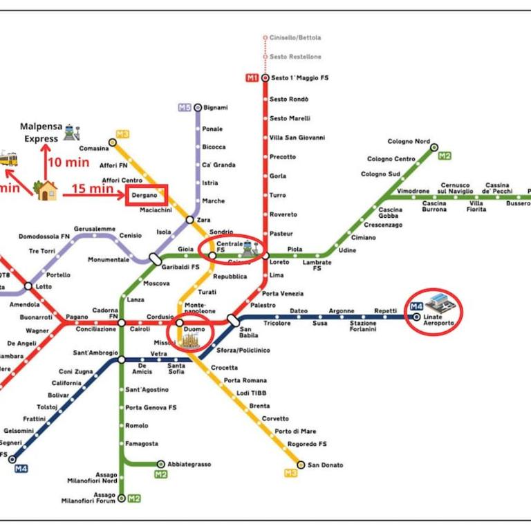 10 min to Malpensa Express, Air Conditioning - Three-Bedroom Apartment - 31