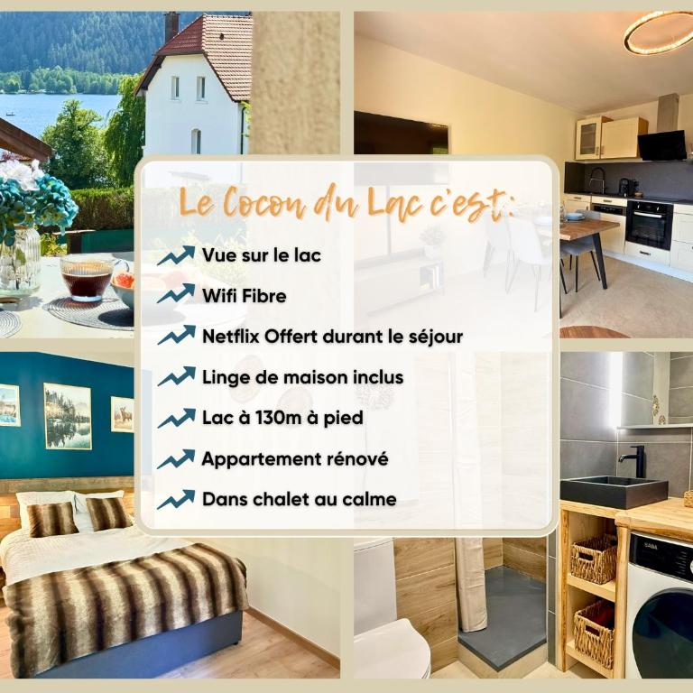 Le Cocon du Lac, terrasse, vue lac - Appartement 1 Chambre - 5
