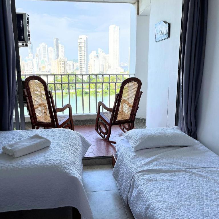 Hermoso apartamento con vista en el laguito - Apartment with View and Balcony - 40