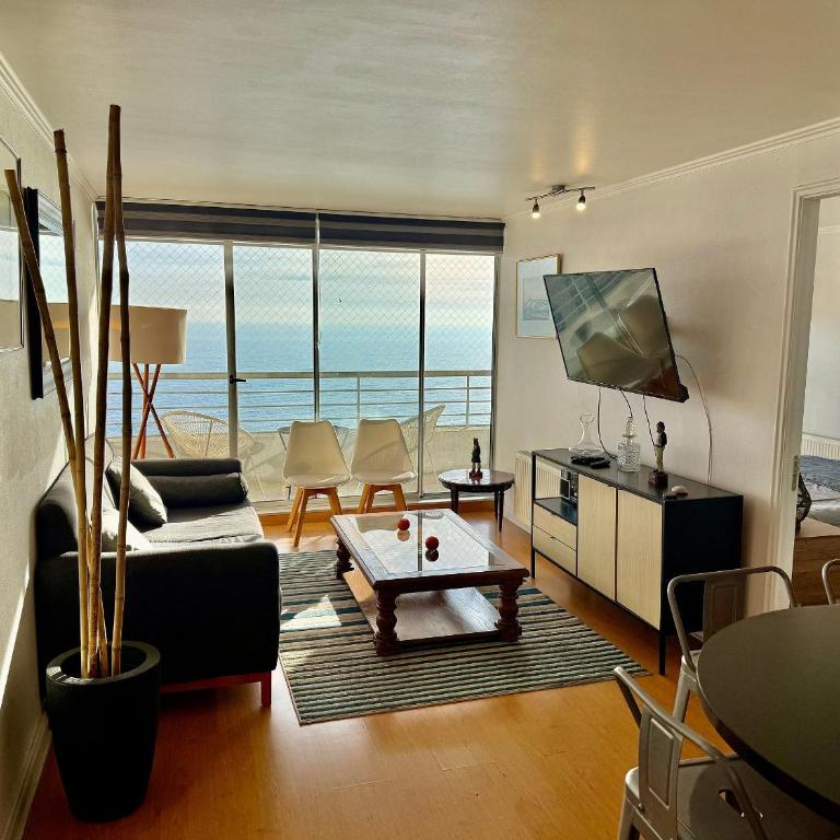 Depto con increíble vista al mar en Av Eluchans - Apartamento - 1