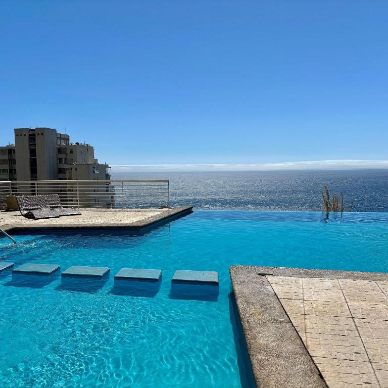 Depto con increíble vista al mar en Av Eluchans - Apartamento - 9