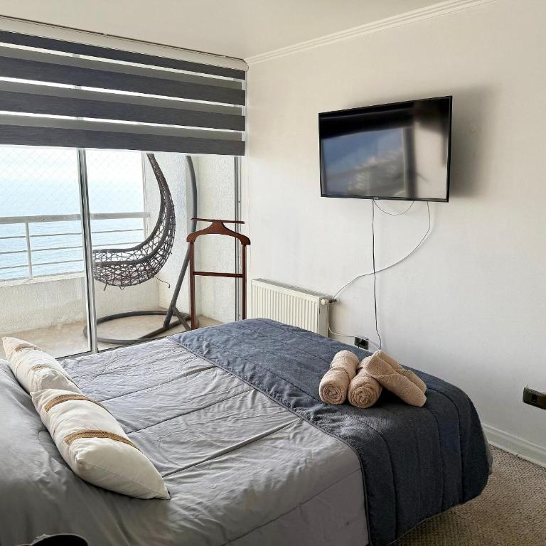 Depto con increíble vista al mar en Av Eluchans - Apartamento - 15