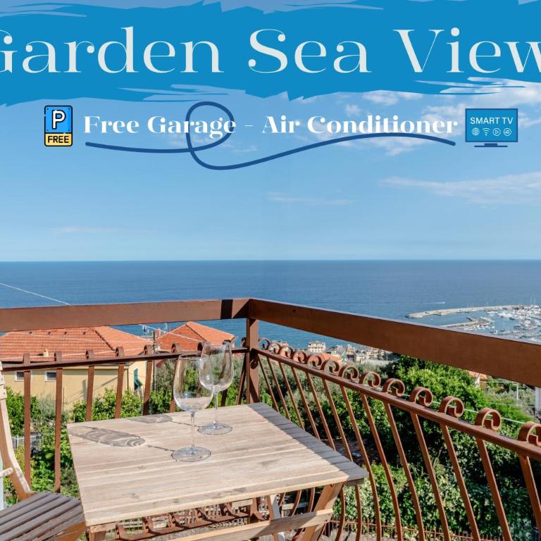 Garden & Sea View - Free Beach Access and Garage - WiFi - Appartamento con 1 Camera da Letto - 1
