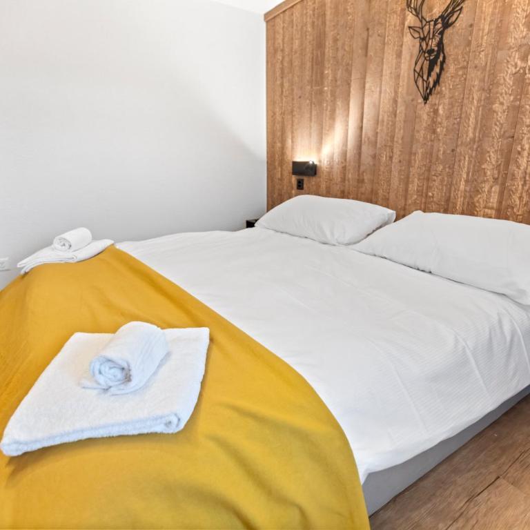 Centre de Saas-Fee - 2 chambres - balcon & patio - Apartment mit 2 Schlafzimmern - 40