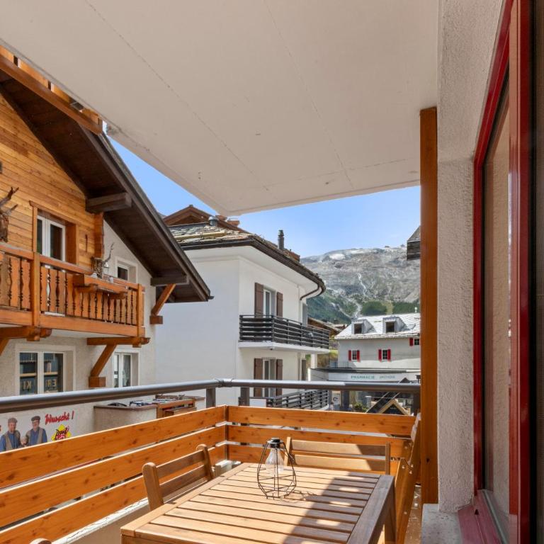 Centre de Saas-Fee - 2 chambres - balcon & patio - Apartment mit 2 Schlafzimmern - 21