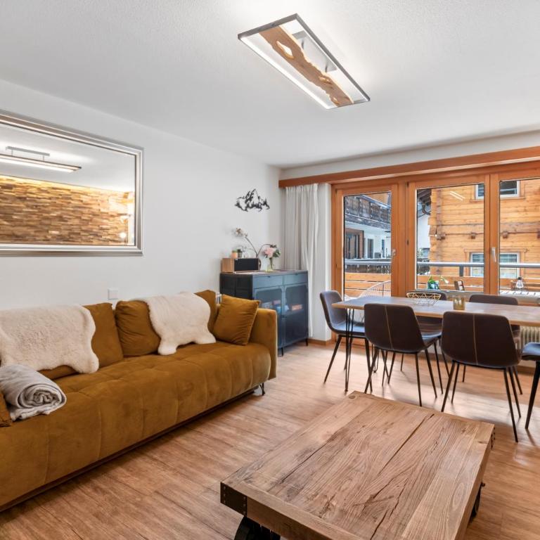 Centre de Saas-Fee - 2 chambres - balcon & patio - Apartment mit 2 Schlafzimmern - 9