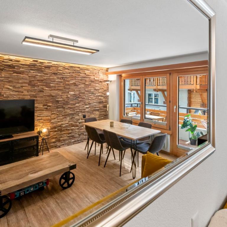Centre de Saas-Fee - 2 chambres - balcon & patio - Apartment mit 2 Schlafzimmern - 13