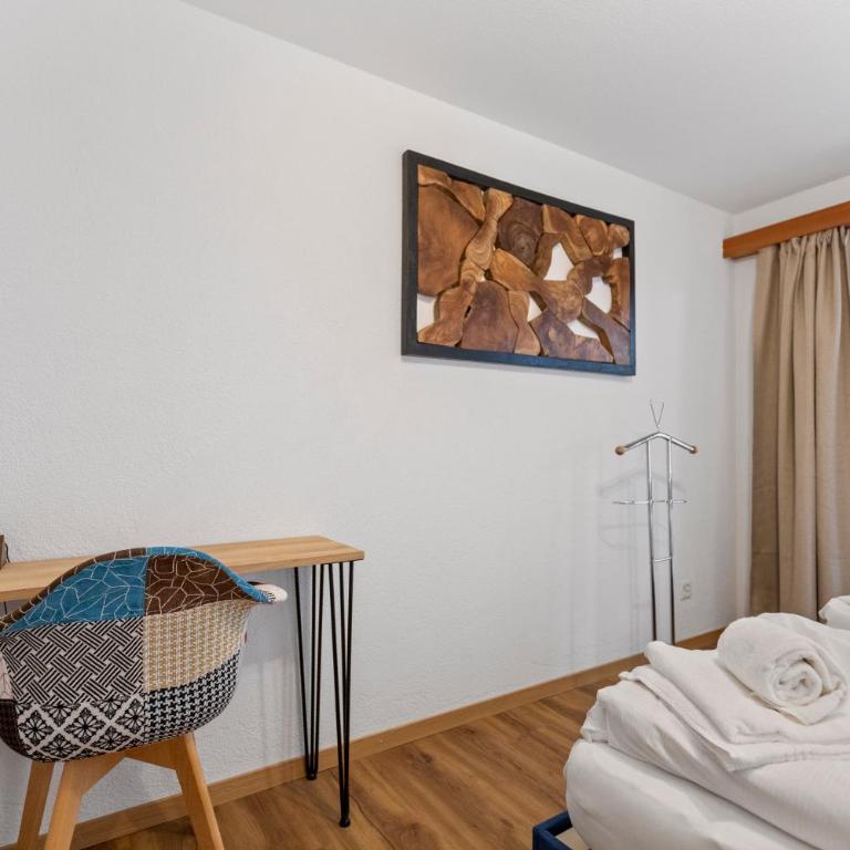 Centre de Saas-Fee - 2 chambres - balcon & patio - Apartment mit 2 Schlafzimmern - 34