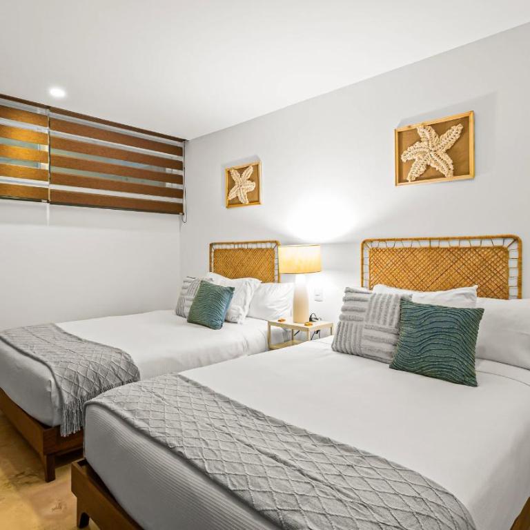 Stylish Oceanfront 2BR - Balcony with Sunset Views, Pools, Beach & Gyms - Apartment - 40