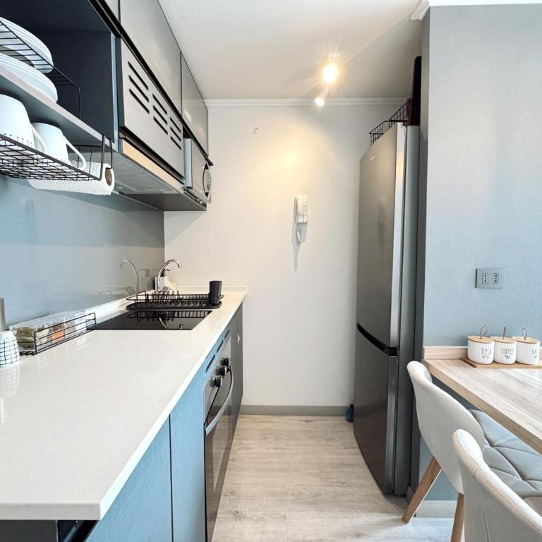 Apartamento Ñuñoa, Gran terraza, Calefacción, Wifi, Tv - Apartamento de 1 dormitorio - 6