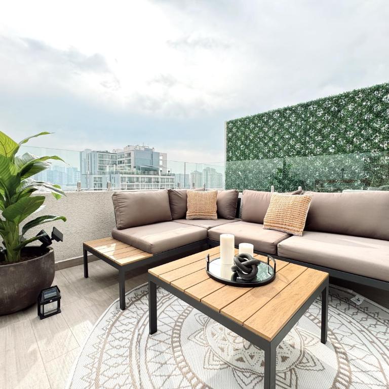 Apartamento Ñuñoa, Gran terraza, Calefacción, Wifi, Tv - Apartamento de 1 dormitorio - 20