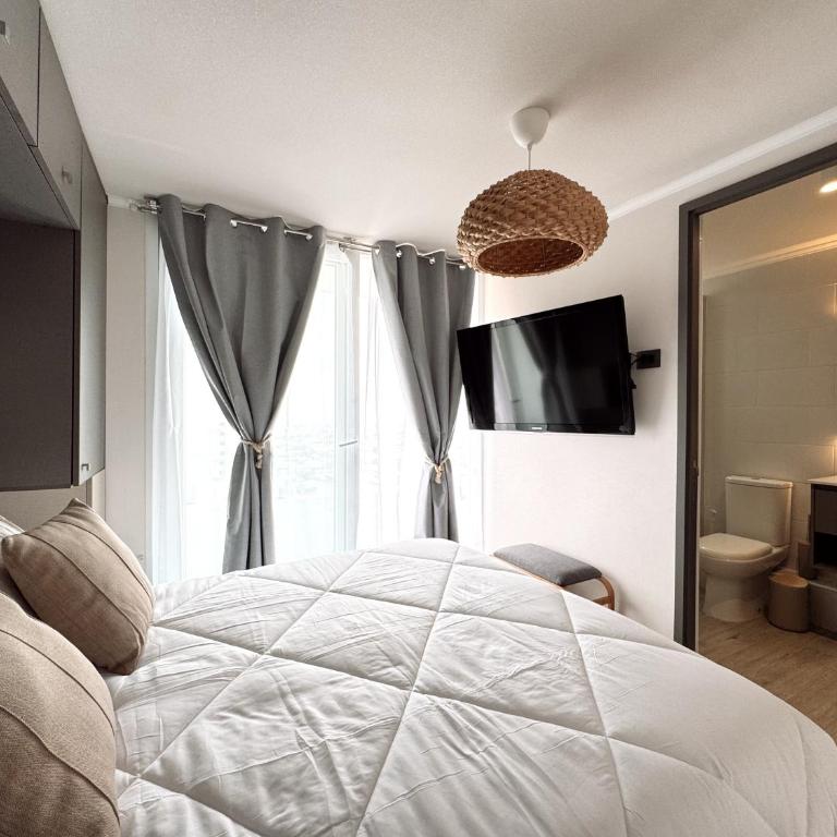 Apartamento Ñuñoa, Gran terraza, Calefacción, Wifi, Tv - Apartamento de 1 dormitorio - 24