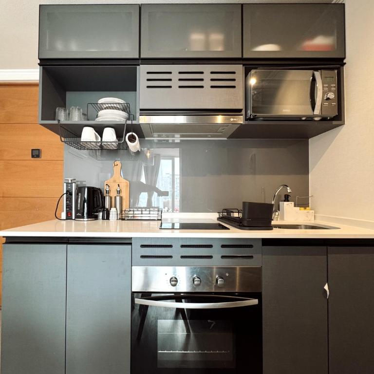 Apartamento Ñuñoa, Gran terraza, Calefacción, Wifi, Tv - Apartamento de 1 dormitorio - 34