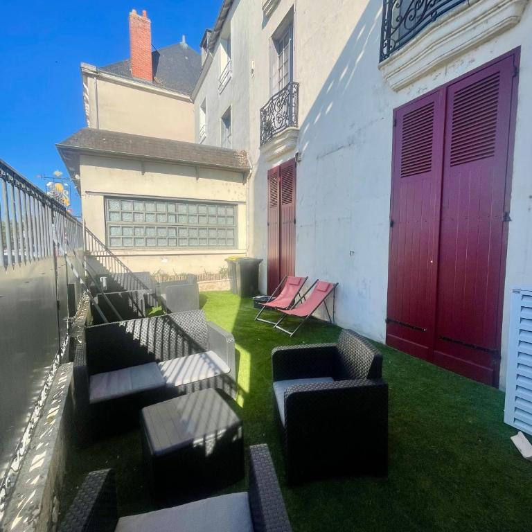 Vue incroyable Loire et Chateau - Apartment mit 2 Schlafzimmern - 24