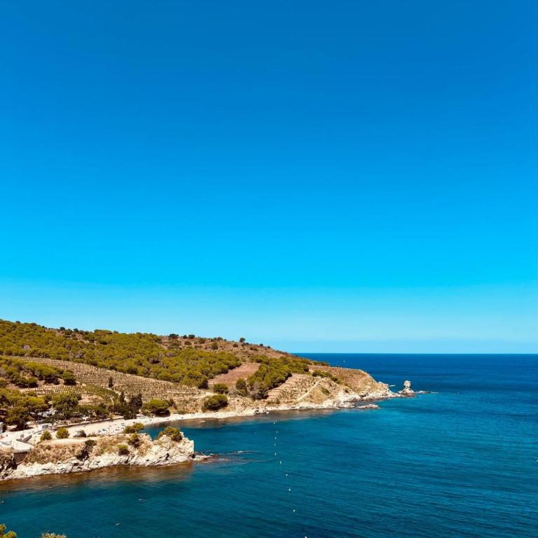Très belle vue mer T3 tt confort clim 4 pers, proche plages - Appartement 2 Chambres - 10