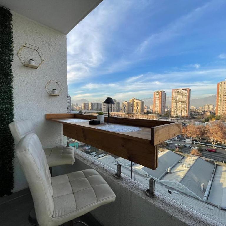 Apartamento Ñuñoa, 2 dormitorios, 1 Sofá cama, Balcón - Apartamento de 2 dormitorios - 4