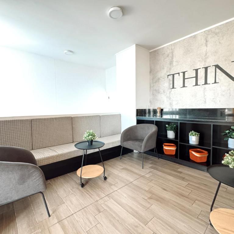 Amplio apartamento Santiago de Chile, Lavandería, Tv, Wifi, Balcón - Apartamento de 1 dormitorio - 5