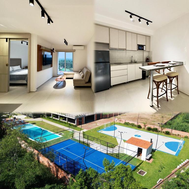 Apartamento en Luque cerca de Asunción 613 - One-Bedroom Apartment - 54
