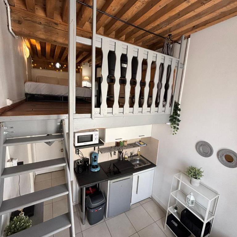 Urban'Mezza Spot - Lyon Valmy - Wi-Fi & Metro - Monolocale su 2 Livelli - 15