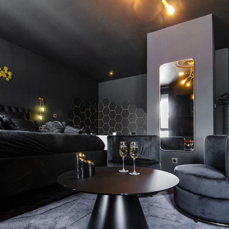 Suite Balneo Hammam Noire et Or - Apartamento de 1 dormitorio - 5