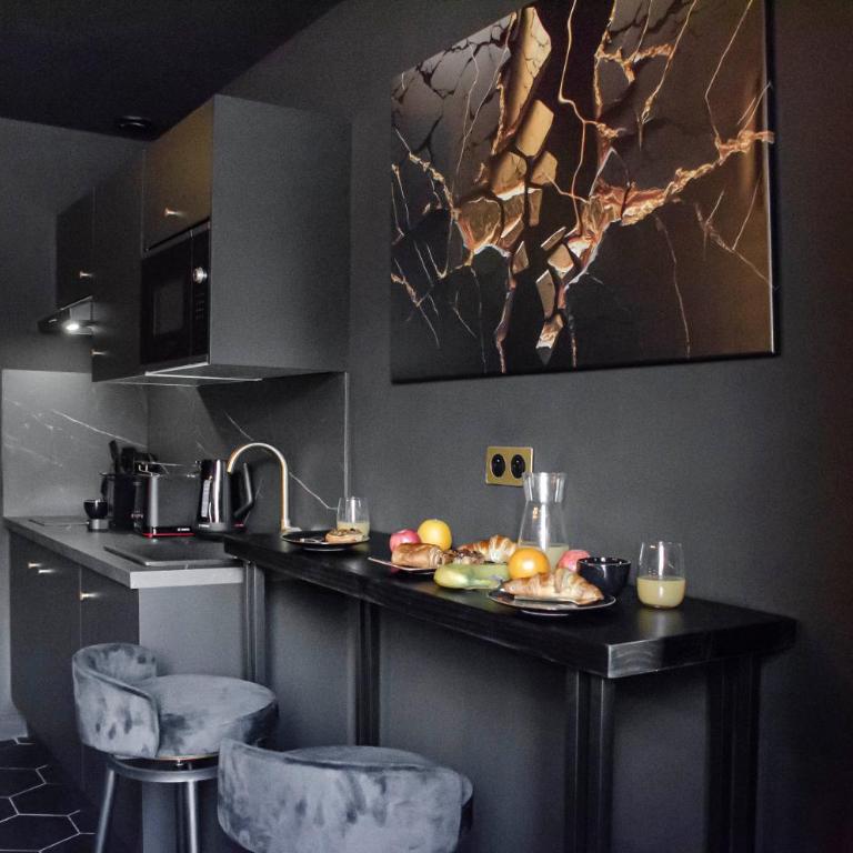 Suite Balneo Hammam Noire et Or - Apartamento de 1 dormitorio - 6