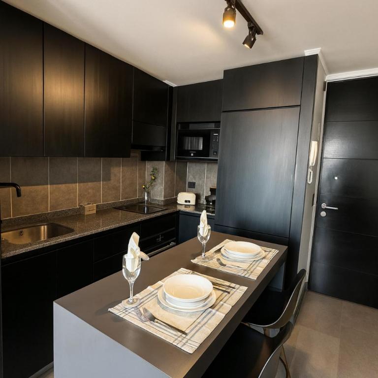 Moderno Depto en Ñuñoa, Piscina, Wifi, Tv - Apartamento de 1 dormitorio - 3