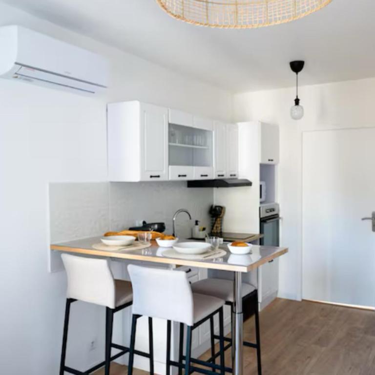 L'écrin rose, appartement coeur de ville de Bergerac - Apartment mit 1 Schlafzimmer - 8