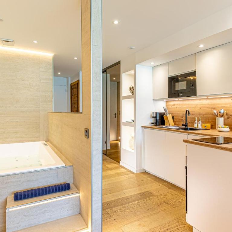 Le Rivage Alpin, Balnéothérapie, Vue lac - Apartment mit 1 Schlafzimmer - 5
