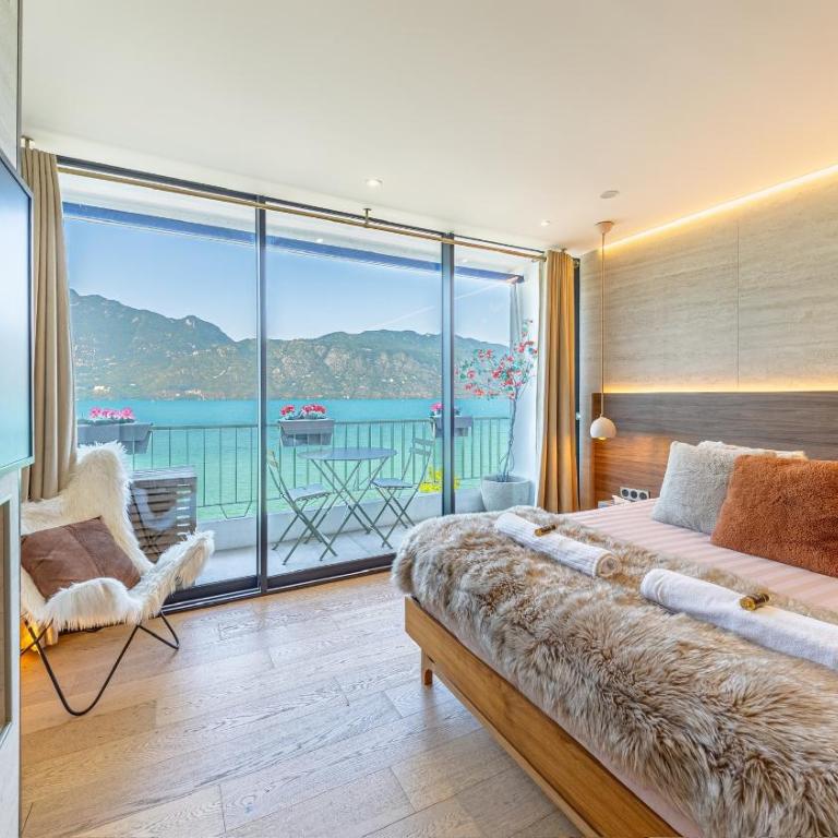 Le Rivage Alpin, Balnéothérapie, Vue lac - Apartment mit 1 Schlafzimmer - 3