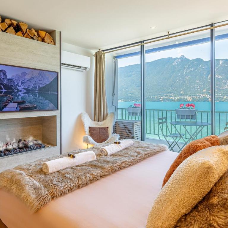 Le Rivage Alpin, Balnéothérapie, Vue lac - Apartment mit 1 Schlafzimmer - 18