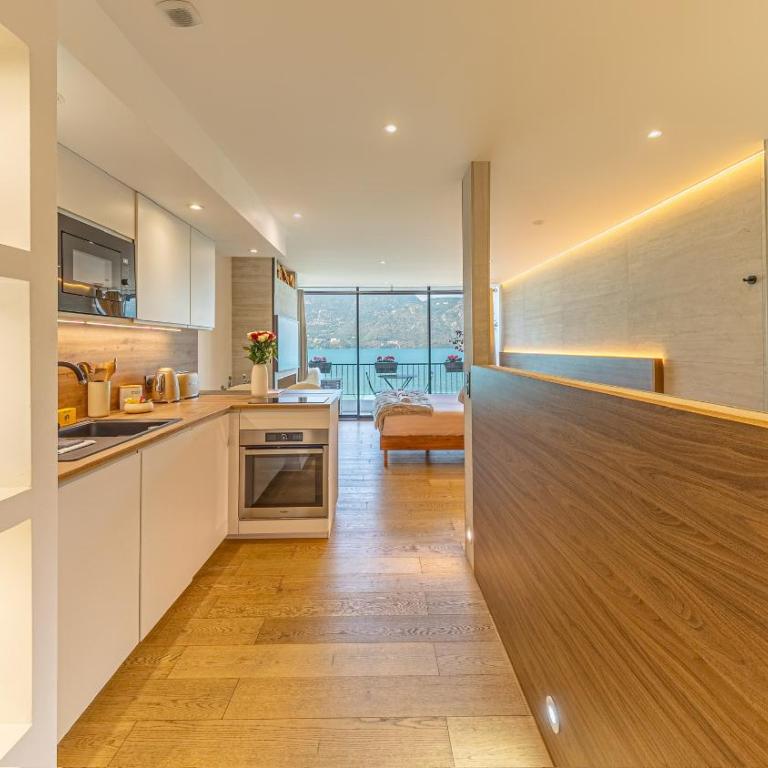 Le Rivage Alpin, Balnéothérapie, Vue lac - Apartment mit 1 Schlafzimmer - 16