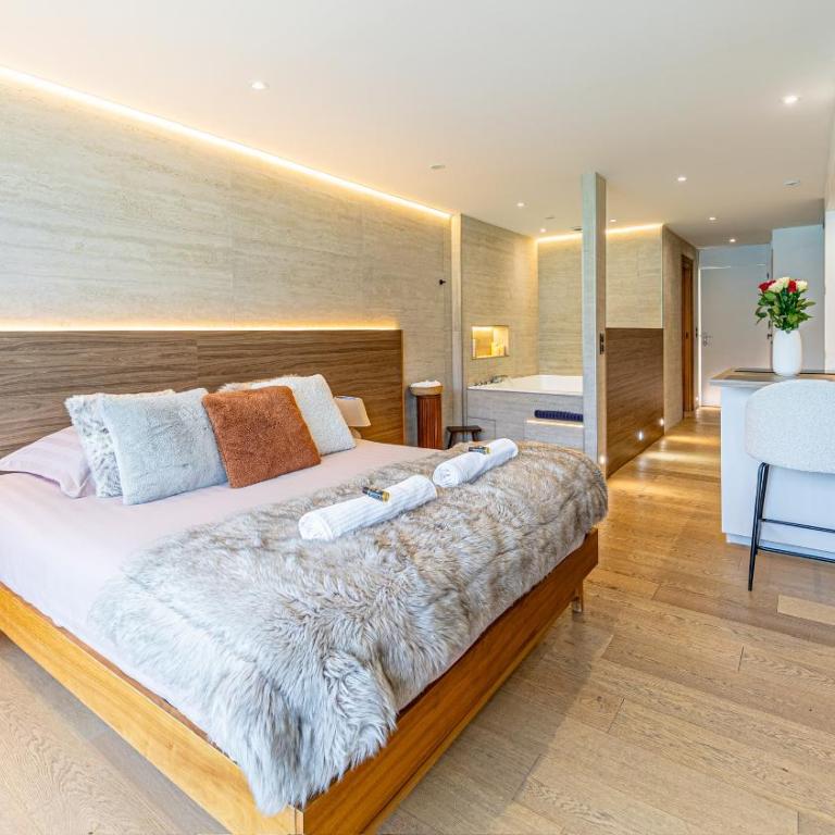 Le Rivage Alpin, Balnéothérapie, Vue lac - Apartment mit 1 Schlafzimmer - 9