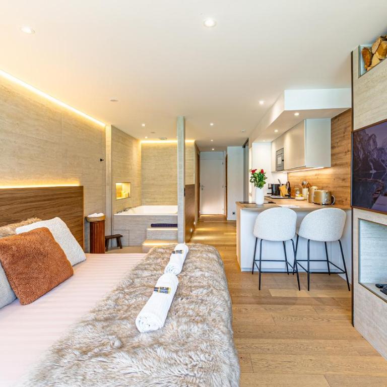 Le Rivage Alpin, Balnéothérapie, Vue lac - Apartment mit 1 Schlafzimmer - 25