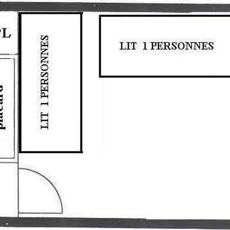 Studio 3 pers., vue pistes, au pied des pistes, balcon - Studio - 6