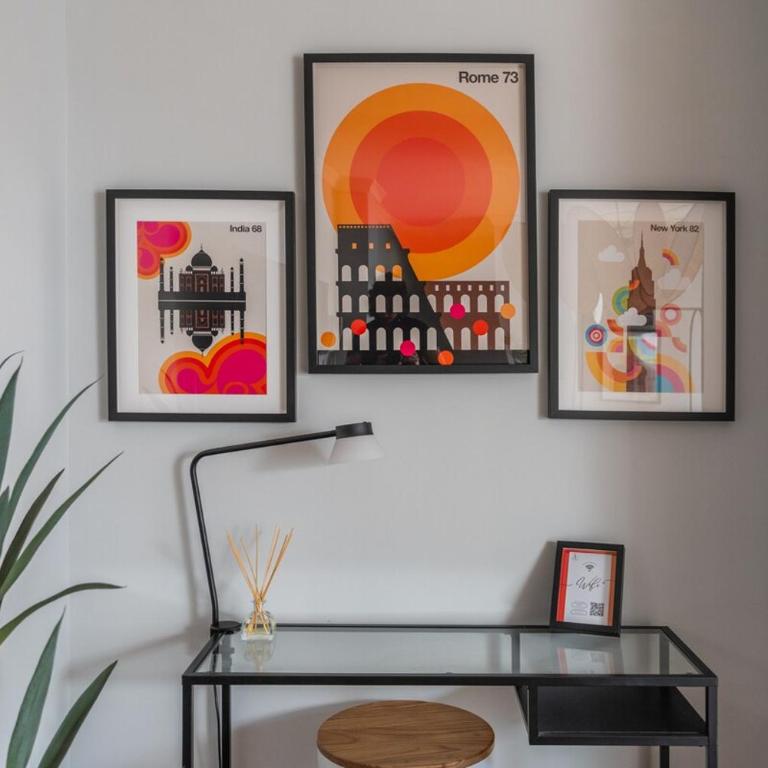 3 min walk - Puerta del Sol - AC Every Room - Desk - Two-Bedroom Apartment - 3