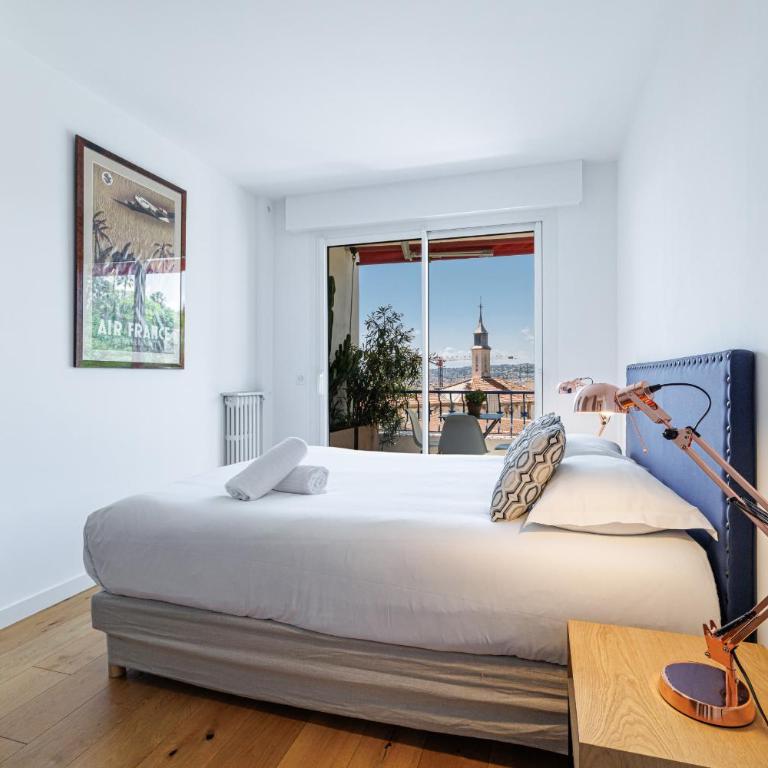 Quiet & Open View - 1 Bdr Large Terrace - Appartement 1 Chambre avec Balcon et Vue sur la Ville - 30