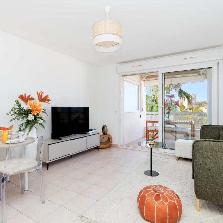 Appartement Grand Balcon Sud avec Piscine proche Cannes - Appartement 1 Chambre - 7
