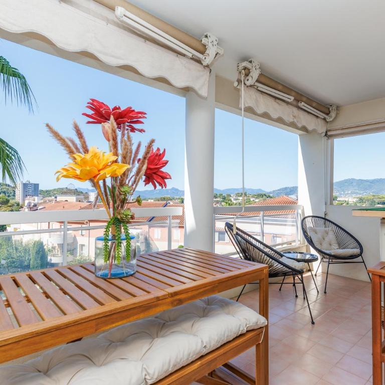 Appartement Grand Balcon Sud avec Piscine proche Cannes - Appartement 1 Chambre - 8