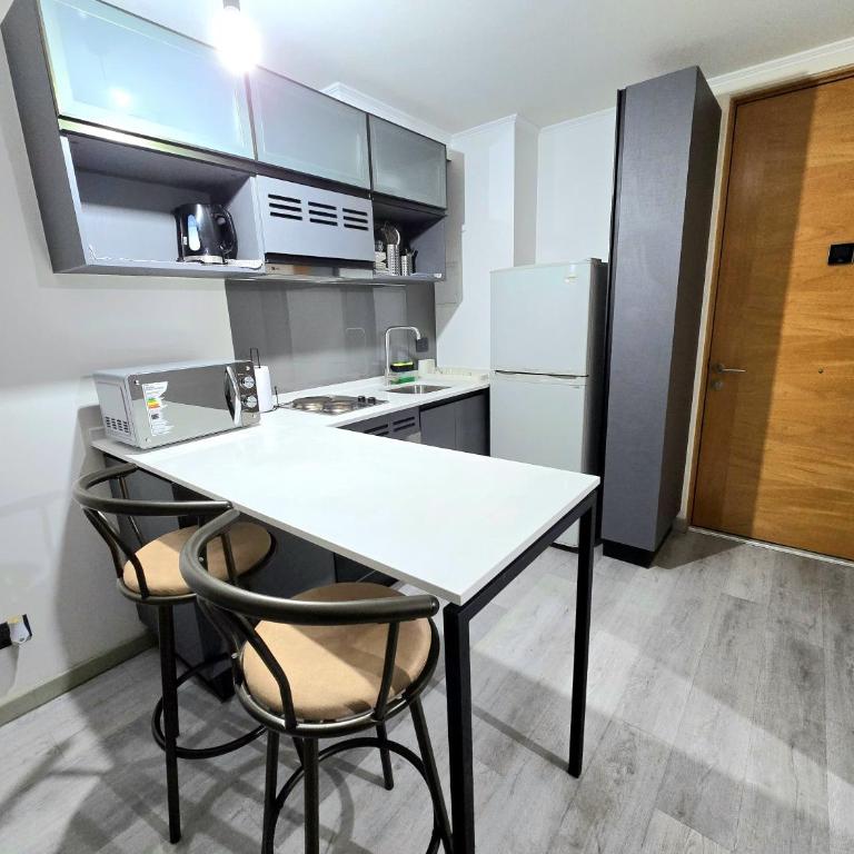 Departamento full equipado en Santiago a pasos del metro Departamental - Apartamento de 1 dormitorio - 9