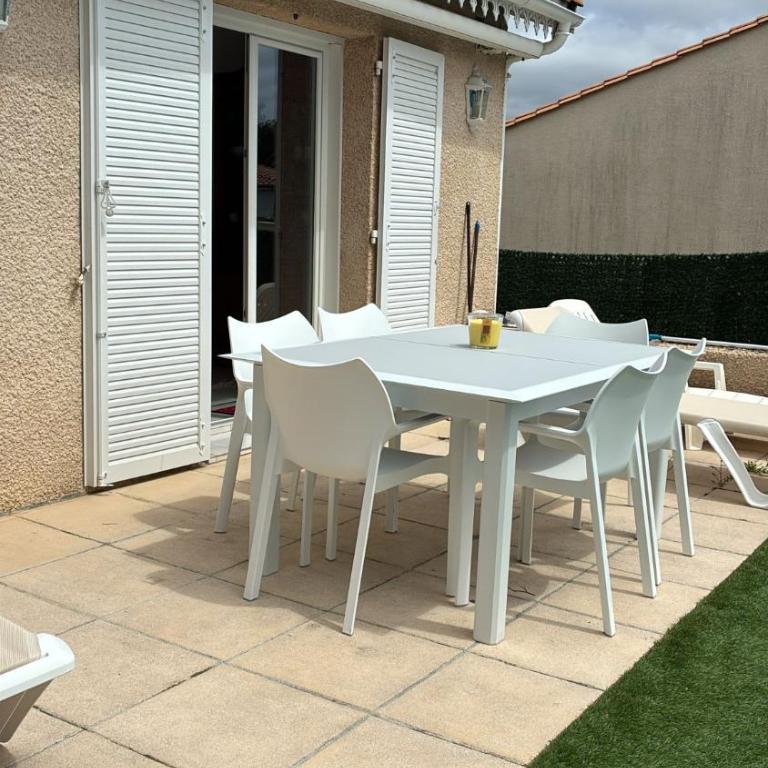 Villa La Hume proche port plage commodités Bassin d'Arcachon avec piscine chauffée - Maison de Vacances 3 Chambres - 54