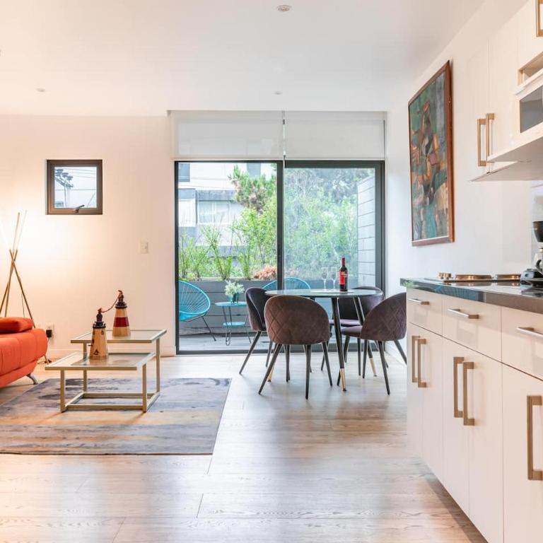 Insurgentes Area APT Balcony, Outdoor Lounge - Apartamento - 5