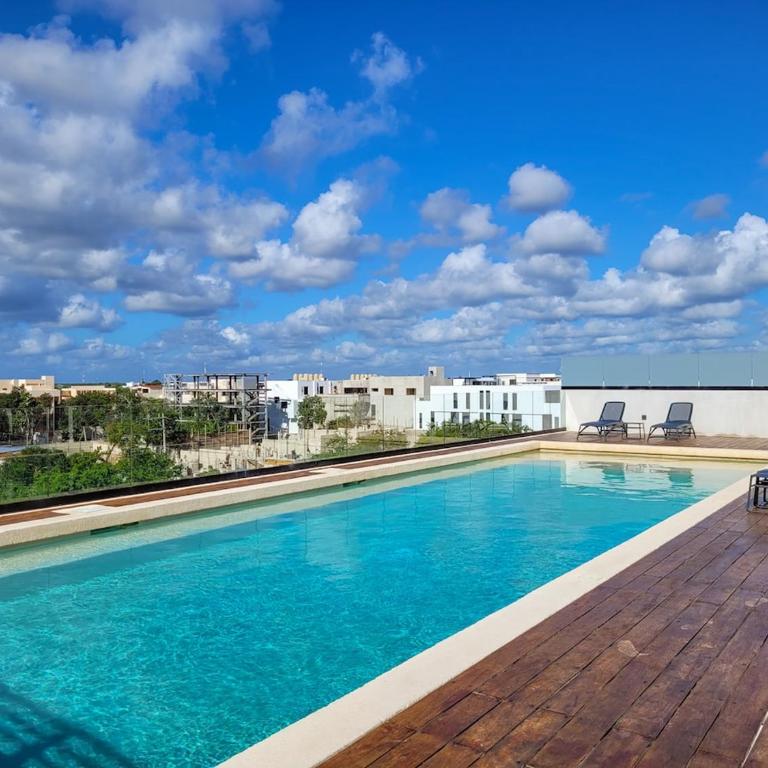 Renta Depa 1 Hab en La Veleta Tulum - One-Bedroom Apartment - 17