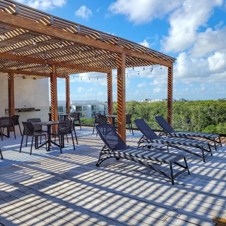 Renta Depa 1 Hab en La Veleta Tulum - One-Bedroom Apartment - 37