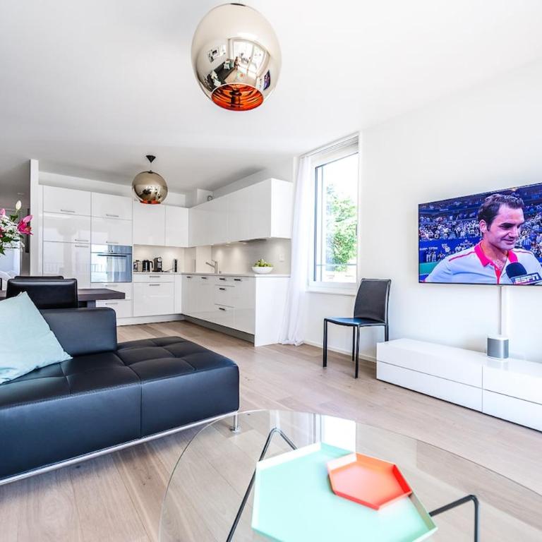 Modern Montreux 2 Bedroom Apartment - Lake View - Apartment mit 2 Schlafzimmern und Seeblick - 3