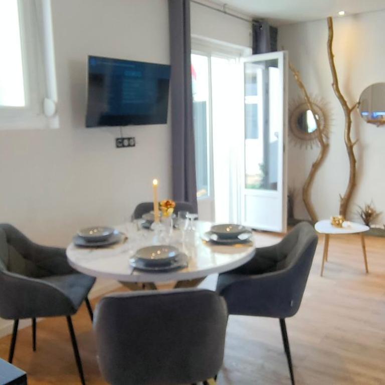 Romantique chic 150m plage patio - Apartment mit 2 Schlafzimmern und Terrasse - 2