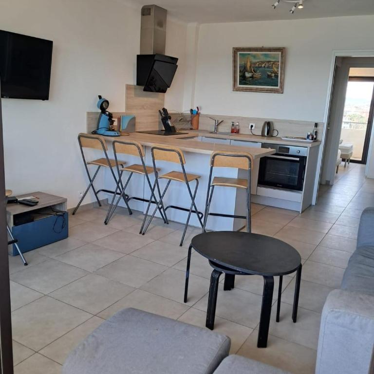 Appartement T4, 6 pers, vue mer, 20 m plage - Appartamento con 3 Camere da Letto - 6