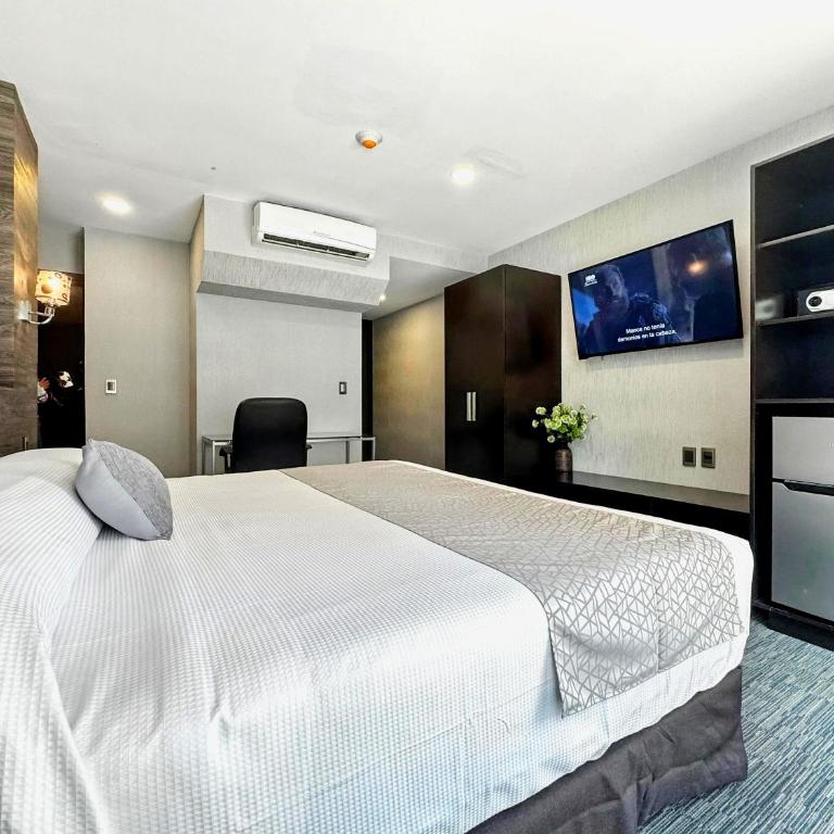 Elite 47 Interlomas - Habitación Deluxe con cama extragrande - 7